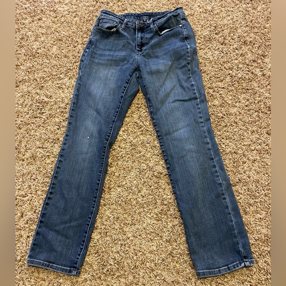 Judy Blue Denim Blue Jeans Straight leg Sz 29 Excellent Condition